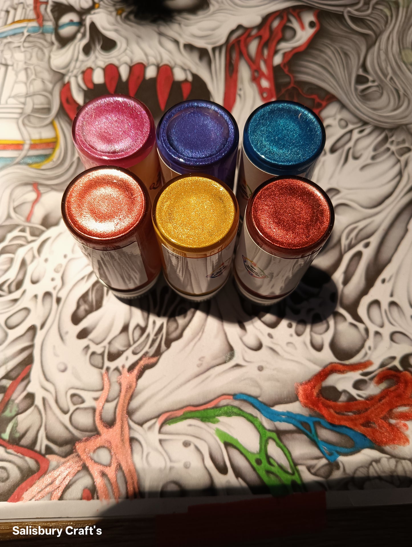 Pastel colours - Six pack.
